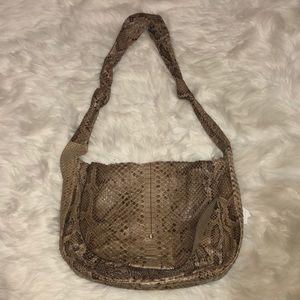 Italian leather textured Cross body bag